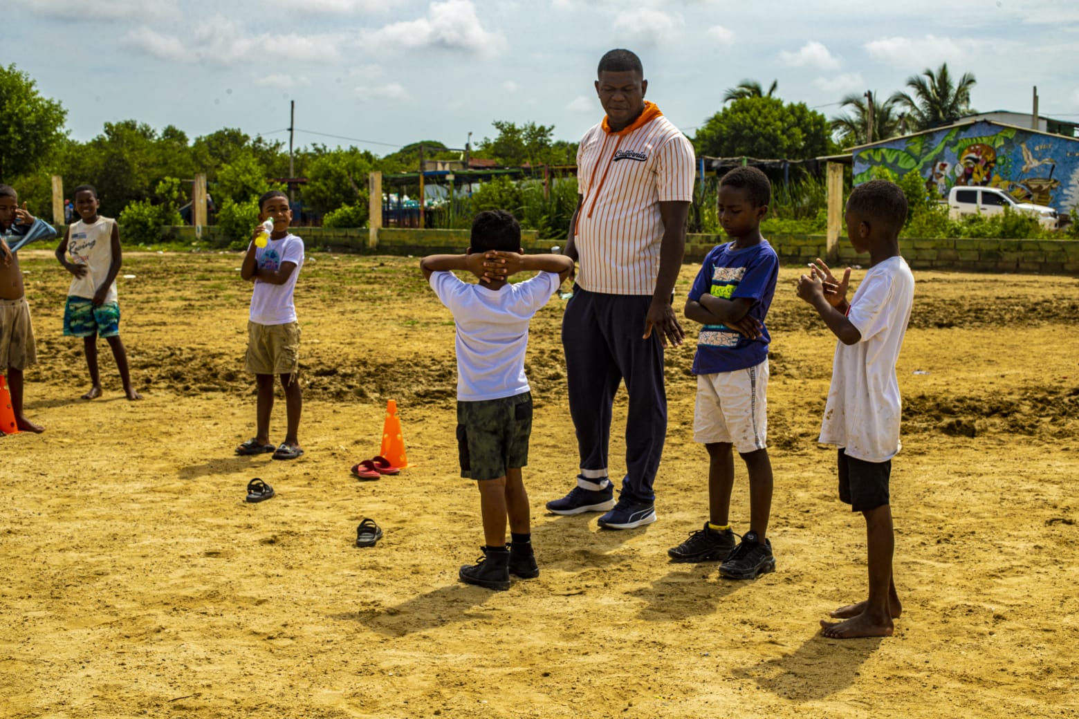 Niños en actividades deportivas